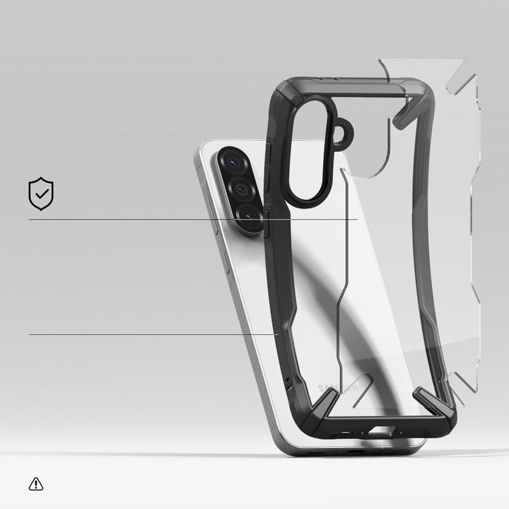 Produktbild Ringke Fusion X Case for Samsung Galaxy A36 / A56 5G - Black (Samsung Galaxy A36, Samsung Galaxy A56 5G)