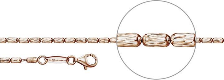 Immagine prodotto Der Kettenmacher Rosario Collana in oro rosa placcato diamante 2,2mm 45cm (Argento 925, 45 cm)