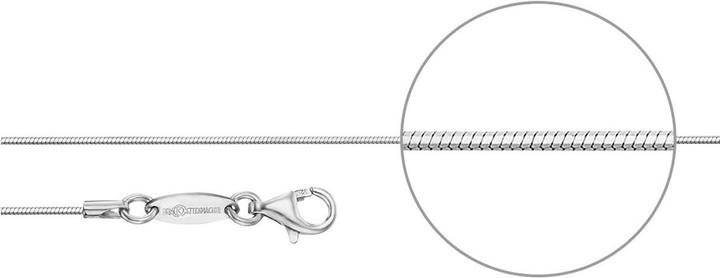 Immagine prodotto Der Kettenmacher Catena serpente argento diamante 0,9mm 50cm (Argento 925, 50 cm)
