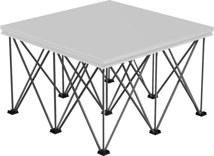 Image du produit Power Dynamics Spider D750 System-Faltfüsse 100 x 100 x 60 cm Schwarz (Plateforme scénique)