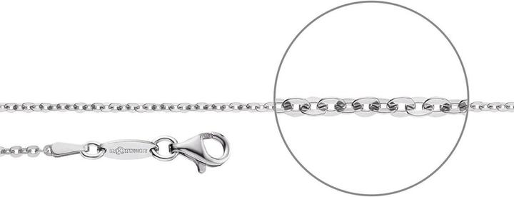 Der Kettenmacher Brillantkette Silber Diamantiert 1,9mm 50cm (Silber 925, 40 - 50 cm)