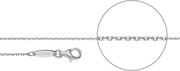 Immagine prodotto Der Kettenmacher Catena dell'ancora Argento Diamante 1,2mm 40cm (Argento 925, 40 cm)