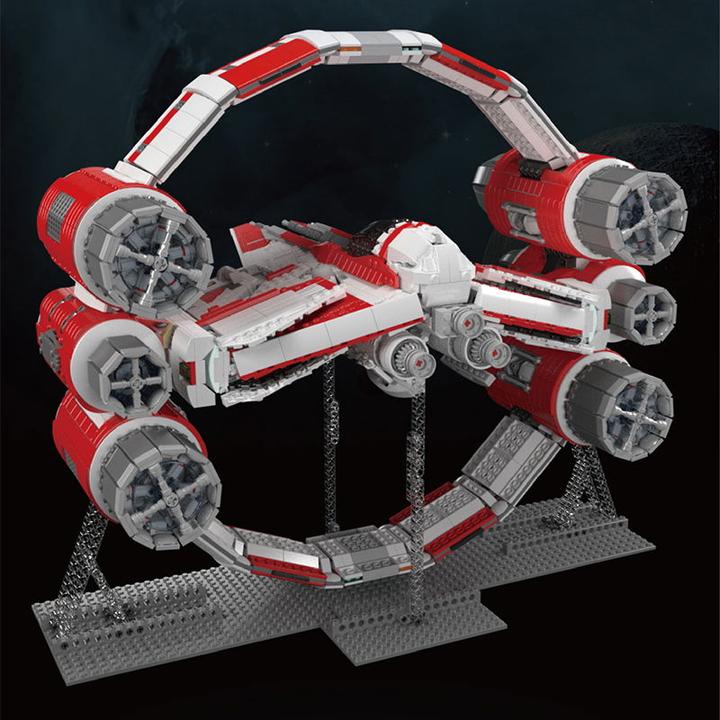 Actual product image Mould King Interstellar Ring Fighter