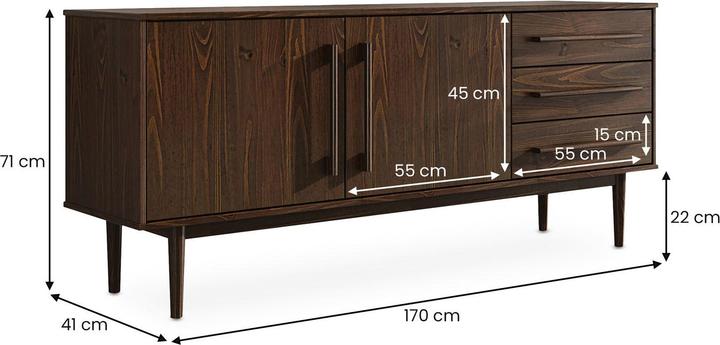 Image du produit IDIMEX Tecca (170 x 41 x 71 cm)
