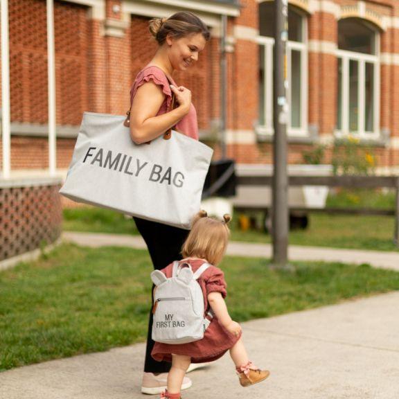 Image du produit Childhome Family Bag canvas grau