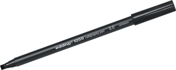 Actual product image Edding Fibre pen 1255 calligraphy pen 5.0 (Black, 1 x)