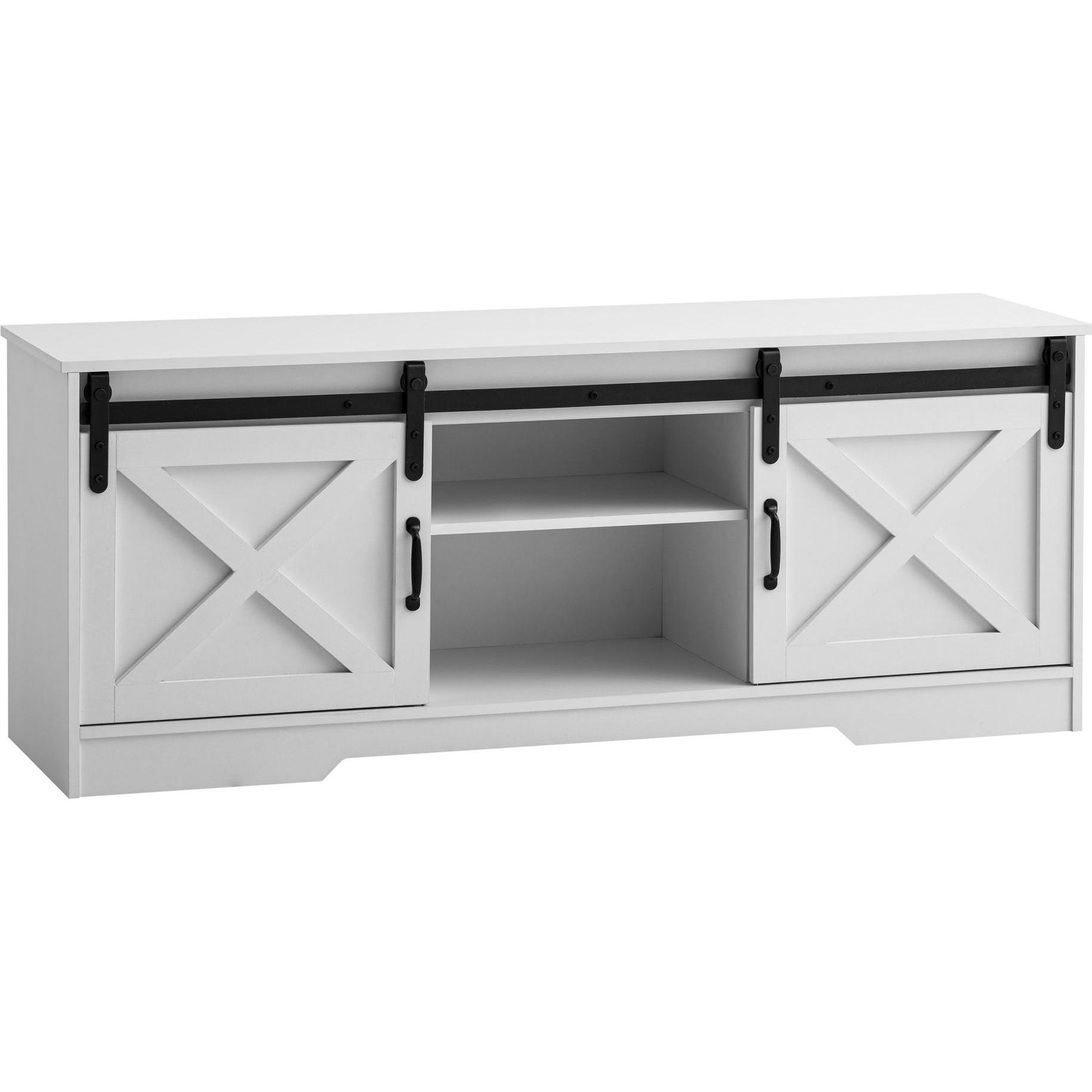 Wohnling, TV Möbel, Weiss (150 x 40 x 60 cm)
