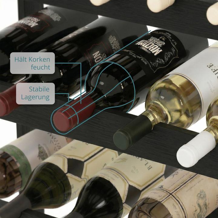 Actual product image Relaxdays winerack (63 x 25 x 102 cm)
