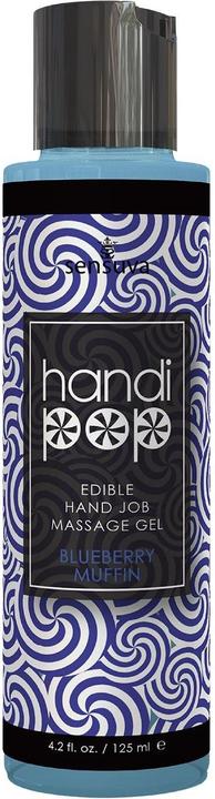 Image du produit Sensuva Handipop Handjob Massage Gel Blueberry Muffin 125 ml (125 ml)
