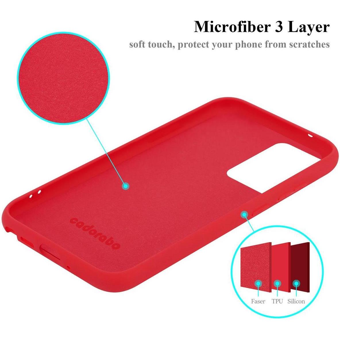 Thumbnail - Cadorabo TPU Liquid Silicone Case Cover (Samsung Galaxy Note 20+), Smartphone Hülle, Rot