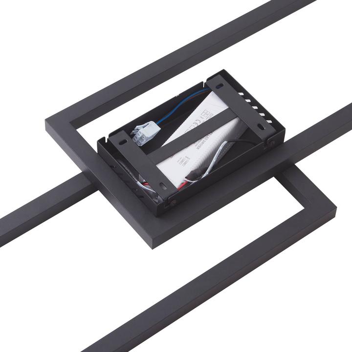 Actual product image Lucande Tjado LED ceiling lamp rectangle 2fl 120cm (1250 lm)