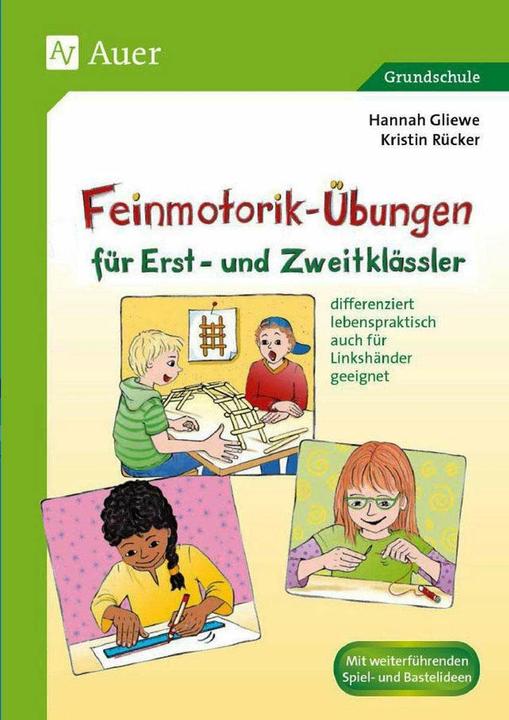 Produktbild Feinmotorik-Übungen für Erst- und Zweitklässler (Deutsch, Hannah Gliewe, Kristin Rücker, 2021)