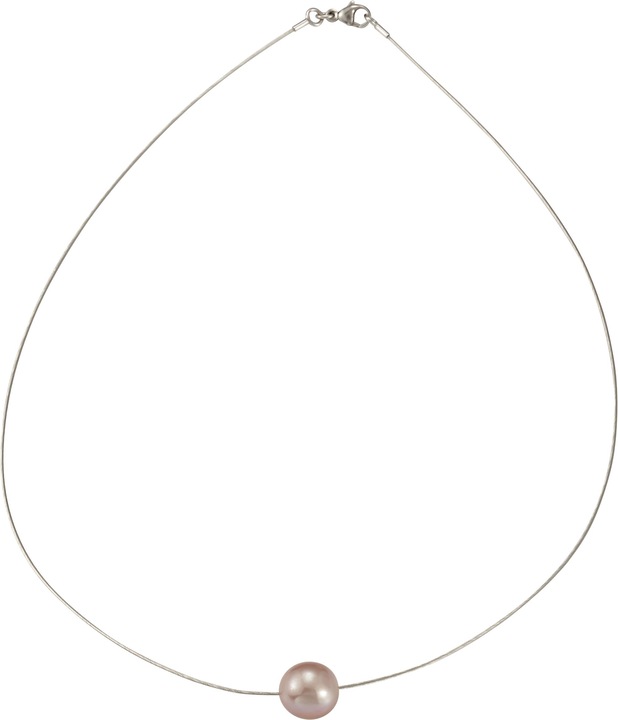 Collana con perle d'acqua dolce (Argento)