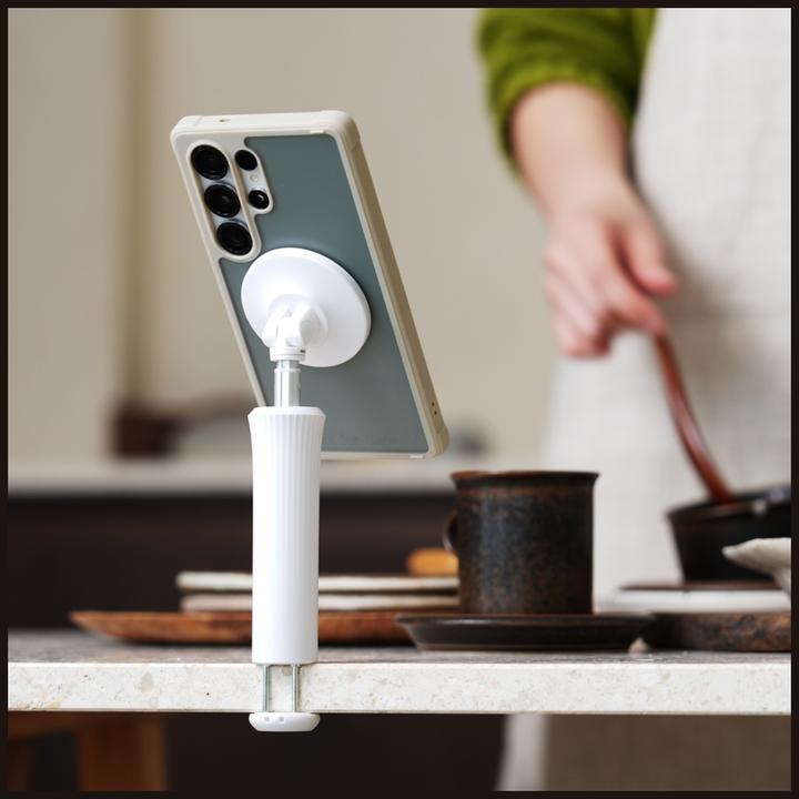 Productafbeelding Araree Selfie Stick Magfie Pod Lite Tripod MagSafe white