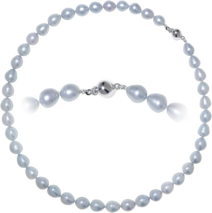 Produktbild Bijouteria Perlen-Halskette (Silber 925, Süsswasserperle)
