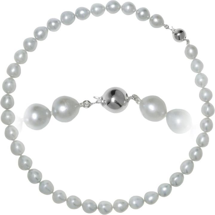 Produktbild Bijouteria Perlen-Halskette (Silber 925, Süsswasserperle, 60 cm)