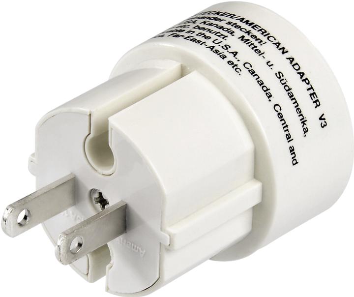 Produktbild Hama Reisestecker Typ A Amerika USA - Schuko