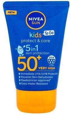 NIVEA Sun Kids Protect & Care Sun Lotion 5 in 1 (Sonnenlotion, SPF 50, 50 ml)