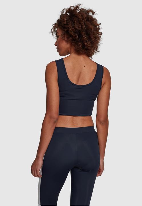 Actual product image Urban Classics Ladies Side Stripe Cropped Zip Top (XS)