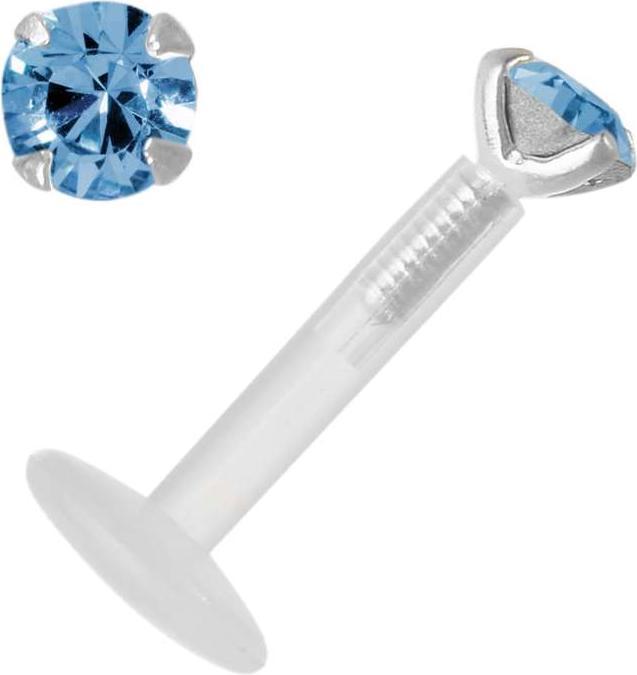 Produktbild Bijouteria Piercing (Bioplast, Silber 925, Premium Kristall)