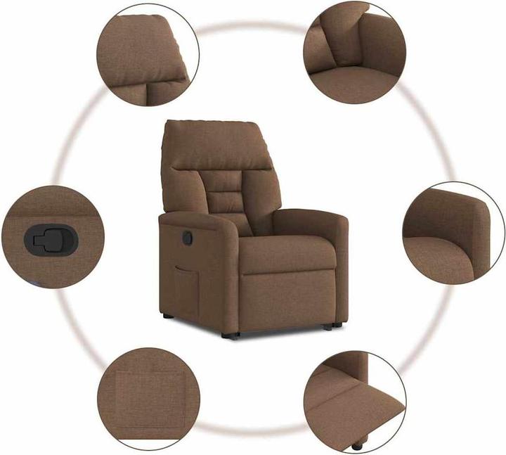 Actual product image vidaXL Relaxsessel mit Aufstehhilfe