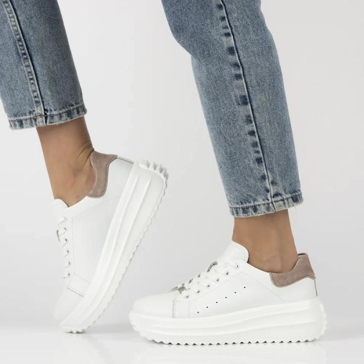 Image du produit Filippo Women's leather platform shoes white DP6739 (40)