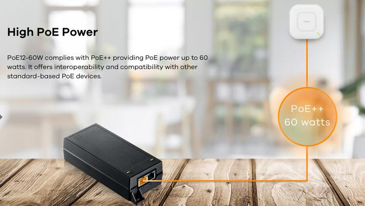 Produktbild Zyxel POE12-60W-EU0101F (802.3bt (PoE++), 60 W)