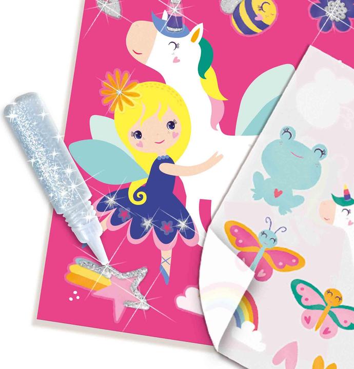 Actual product image Ses Creative sticky pictures to rub on