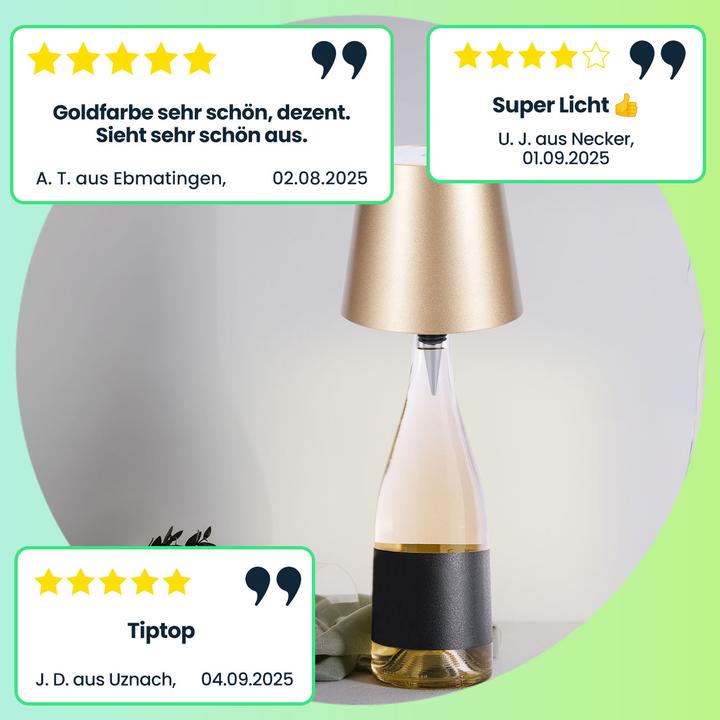 Image du produit Casativo Lampe bouteille rechargeable