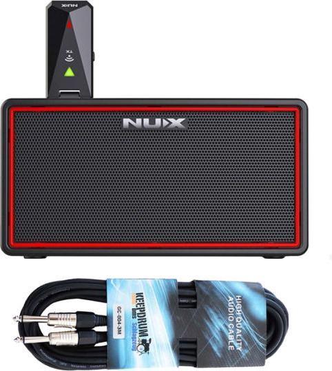 NUX Mighty Air Gitarren-Verstärker mit Klinkenkabel (Bass, Gitarre, 10 W)