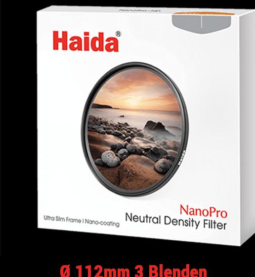Haida ND Filter Graufilter 3 Blenden 112 mm von (112 mm, Neutral density filter, 112 mm)