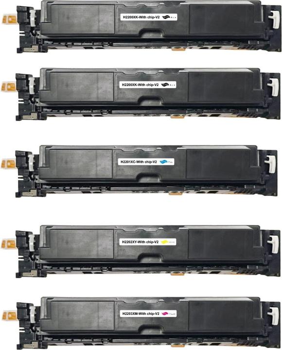 Immagine prodotto Hermex Alternativer Toner zu HP 220X W2200X W2201X W2202X W2203X XL (M, C, Y, FC)
