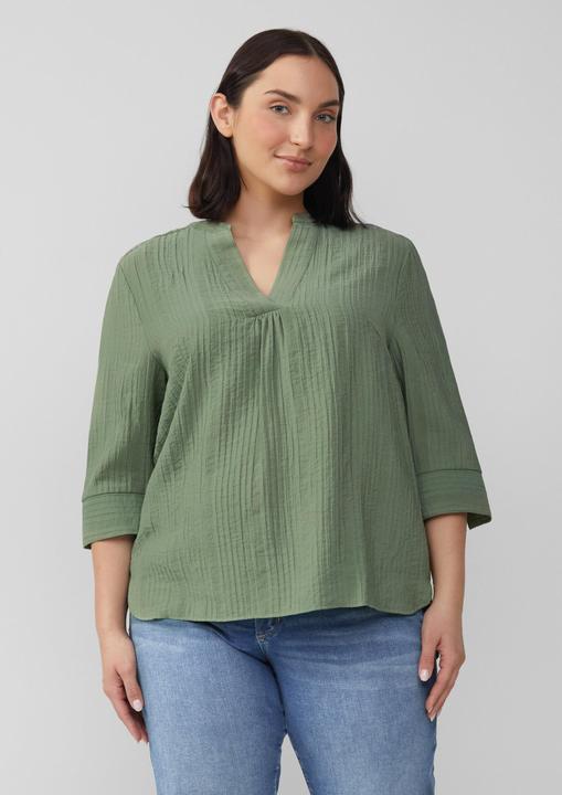 Actual product image S.Oliver Bluse Strukturierte Tunikabluse mit 3/4-Ärmeln (46)