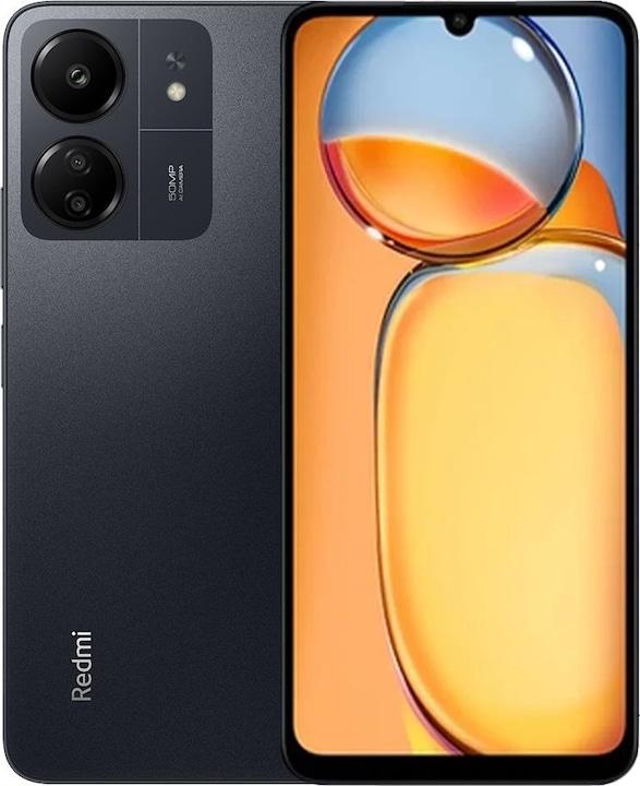 Produktbild Xiaomi Redmi 13C (128 GB, Midnight Black, 6.74", Dual SIM, 50 Mpx, 4G)