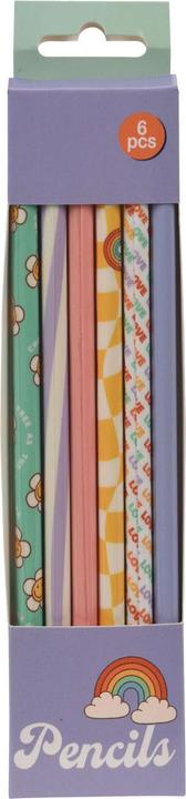 Matite HB grigie Stampa, 6 pezzi. (HB, 6x)