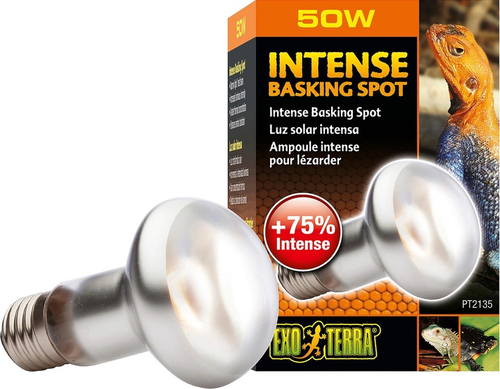 Image du produit Exo Terra Sun Glo Heat Spot Lamp TB 50W (UVA)