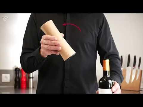 Actual product image Peugeot ELIS TOUCH Electric corkscrew with lithium battery, carbon fibre (Electric corkscrew)