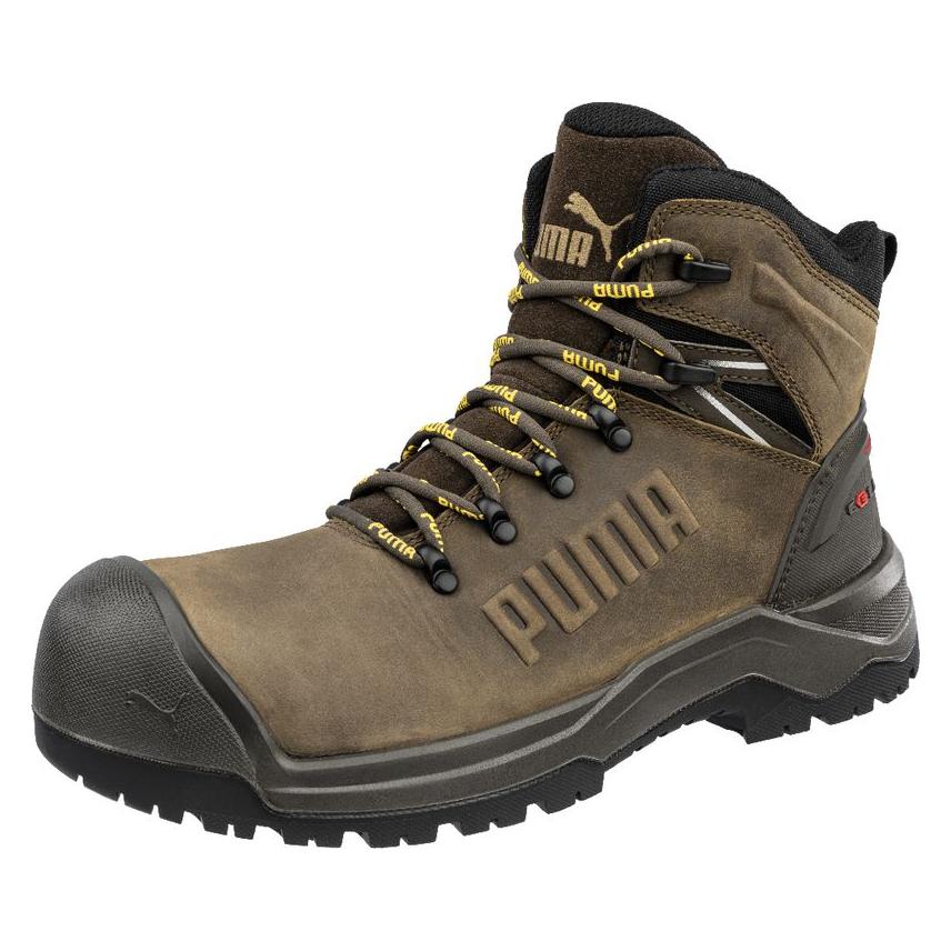 Puma, Werkschoenen, S3S Iron Hd Bruin Mid (40)