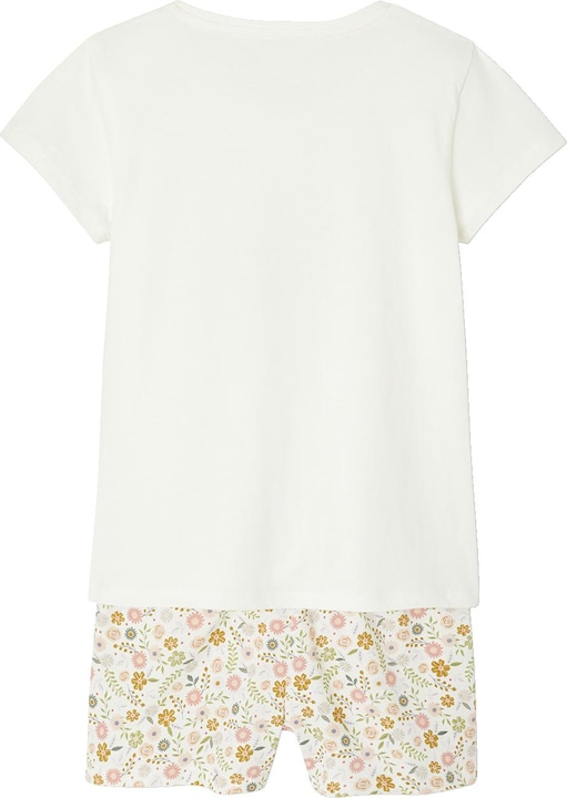 Image du produit Vertbaudet 2er-Pack Mädchen Schlafanzüge FLOWER POWER, lang & kurz, Recycling-Baumwolle (98)