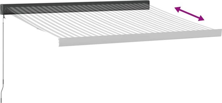 Actual product image vidaXL Einziehbare Markise (3.50 m)