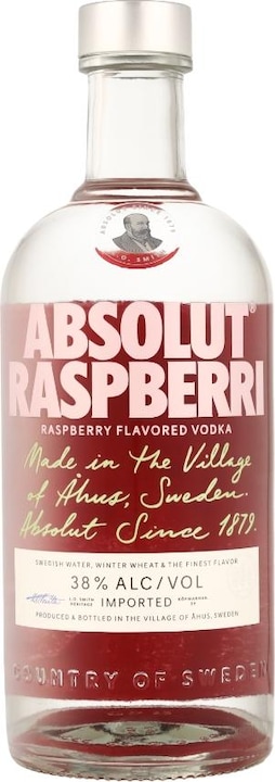 Produktbild Absolut Vodka Raspberri (1 x 70 cl)