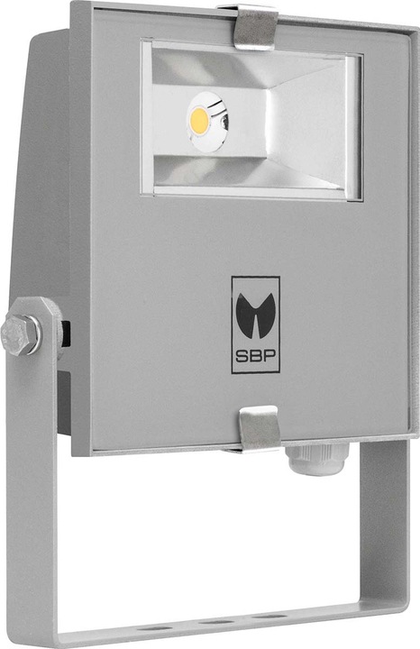 Produktbild Spittler LED-Strahler 15W GUELL ZERO 4000K 1484lm 1LED IP66 gr metallic Konv Direktans (1484 lm, IP66)