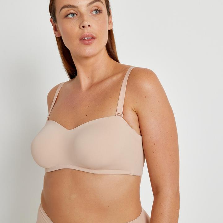 Produktbild La Redoute Collections Bandeau-BH aus Mikrofaser (80 C)