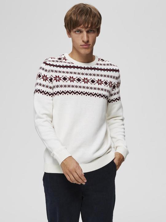 Actual product image Selected Christmas Knit Sweater (S)