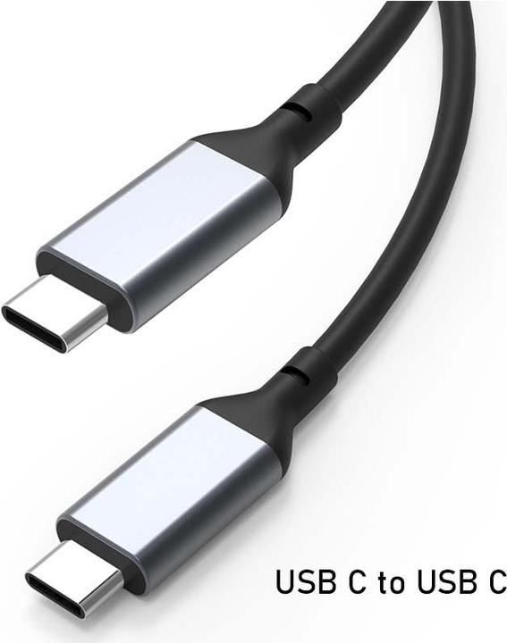 Plutoos USB-C zu USB-C 3.0 Kabel 100W PD Schnellladekabel - 5 Gbps Datenkabel MacBook iPad (100 W)