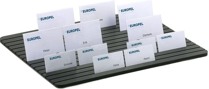 Produktbild Europel Visitenkarten-Aufsteller, Kunststoff, schwarz