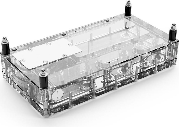 Actual product image Alphacool Core Distro Plate 240 Left VPP/D5