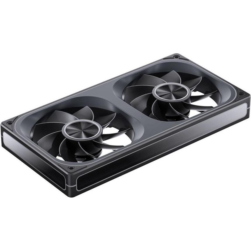 Thumbnail - Jonsbo ZA-240 Infinity Mirror ARGB Reverse Blade PWM Lüfter - 240mm, schwarz (240 mm), PC Lüfter, Schwarz