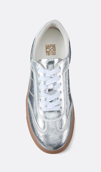 Image du produit La Redoute Collections Retro-Sneaker aus Metallic-Leder (40)