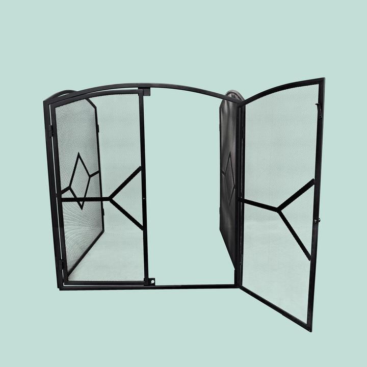 Actual product image Relaxdays fire guard